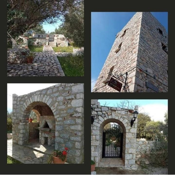 Апартаменты Charouda Stone Tower Xenonas Pyrgos Dirou Экстерьер фото